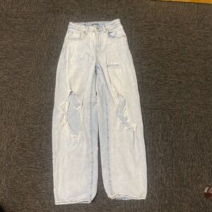 Ripped Target mom jeans